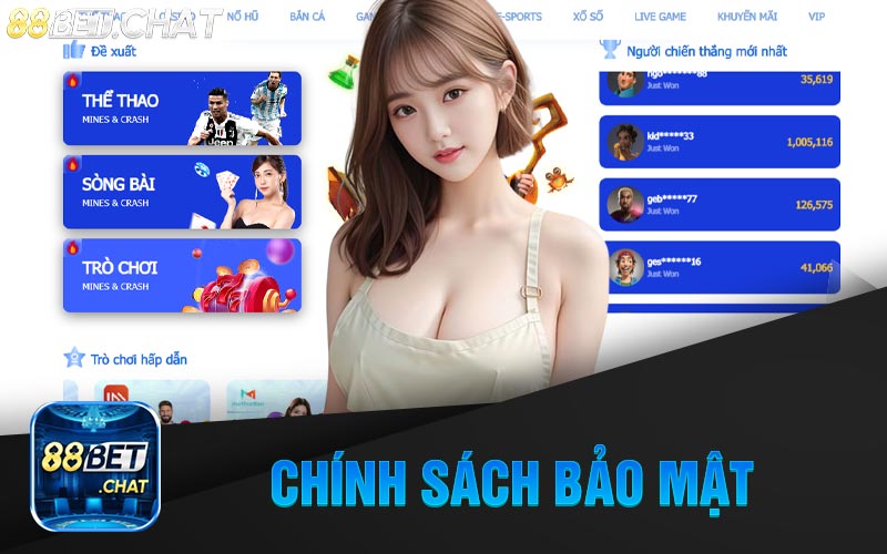 Chính Sách Bảo Mật Tại Nhà Cái 88Bet