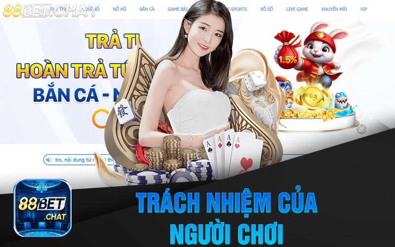 Trách Nhiệm Của Người Chơi Về Điều Khoản Sử Dụng Tại Nhà Cái 88Bet